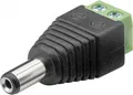 Produktbild: DC-Stecker / Hohlstecker 5,5x2,1mm - Schraubmontage Terminal Block 2-pin