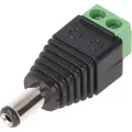 Produktbild: Terminal Block 76747, 2-pin Auf Dc-stecker (5.50x2.10 Mm) - Goobay