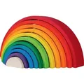 Produktbild: goki 58478 Bausteine Regenbogen 33,5 x 6 x 15 cm, Holz, 11 Teile