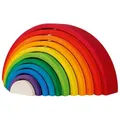 Produktbild: Goki Bausteine Regenbogen 11 teilig, aus Holz, für Kinder ab 2 Jahren