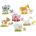 Produktbild: Goki Puzzleset Bauernhoftiere (27 Teile) (57414)