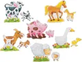 Produktbild: Goki 57414 Puzzelset boerderijdieren