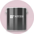 Produktbild: TADESSI Wandfarbe Rosa - Altrosa - abwaschbare Innenfarbe matt - Dispersionsfarbe - Geruchsarm und Lösemittelfrei - 1 Liter Gebinde