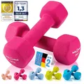 Produktbild: Body & Mind® Hanteln 2er Set Gymnastikhanteln Neopren Dumbbells Kurzhanteln; Effektives Krafttraining mit verschiedenen Gewichten; Fitness Workout für Zuhause