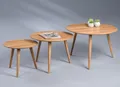 Produktbild: Couchtisch Oslo 2 in Wildeiche massiv - H=45cm, D=60cm