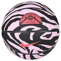 Produktbild: Nike 8P Backyard deflated Basketball aus Gummi und Synthetikleder in der Farbe pink Bloom/Black/Obsidian/sea Coral, Größe: 7, N.100.8259.630.07