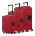 Produktbild: REDOLZ Essentials 15 Trolley-Set 3-teilig Trolley Classic Red rot Neu