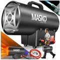 Produktbild: MASKO Heizgerät, 10000 W, Gasheizgebläse Gasheizer Heizkanone Gasheizstrahler Bauheizer schwarz 30.5 cm x 38 cm x 19 cm