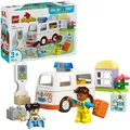 Produktbild: LEGO 10447 DUPLO Town Rettungswagen mit Fahrer, Konstruktionsspielzeug
