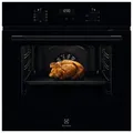 Produktbild: Electrolux Einbaubackofen Black Glass Line, Schwarz, Glas, 59.5x59.4x54.8 cm, Elektronikuhr, Versenkknebel, Backofenbeleuchtung, Küchen, Küchenelektrogeräte, Backöfen