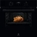 Produktbild: Electrolux EOK4B0K1 Backofen 60cm Schwarz AquaClean 8Heizarten Versenkknebel