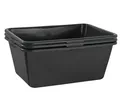 Produktbild: BURI Mörtelkübel 3x Mörtelkasten 90 Liter Mörtelwanne 80x60cm Mörtelkübel extra robust, (3-tlg)