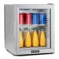 Produktbild: Klarstein Kühlschrank, Mini Kühlschrank mit Glastüre, Mini-Kühlschrank für Getränke, Snacks & Kosmetik, Kühlschrank Klein & Leise, Verstellbare Ablagen, Kleiner Skincare Kühlschrank 12-18°C, 32L