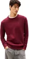 Produktbild: Tommy Jeans Herren Pullover Sweater Slim Fit, Rot (Red Wine), L