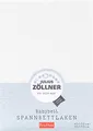 Produktbild: Julius Zöllner Frottee Spannbettlaken für Baby- & Kinderbett, 60x120cm bis 70x140cm, STANDARD 100 by OEKO-TEX, weiß