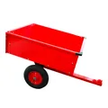 Produktbild: Dema Transportanhänger kippbar - Anhänger, Kippanhänger, Rasentraktor-Anhänger - Robust, Vielseitig, Langlebig - Für Quad, Aufsitzmäher, Garten, Transport 25009