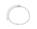Produktbild: XENOX Armband Armband Damen Kreuz Mit Zirkonia 925 Sterlingsilber XS10045