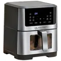 Produktbild: Heißluftfritteuse Alpina Schwarz/Silber max. 1800Watt