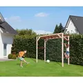 Produktbild: Tabaluga Klettergerüst mit Tor B x T x H 210 x 103 x 217 - Weiß