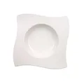 Produktbild: Villeroy & Boch NewWave Suppenteller quadratisch 25cm weiß Porzellen