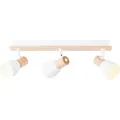 Produktbild: Brilliant Strahler Daintree, Natur, Weiß, Holz, Metall, 42x7 cm, schwenkbar, Lampen & Leuchten, Innenbeleuchtung, Spots & Strahler