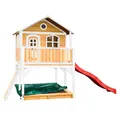 Produktbild: AXI Spielhaus Marc mit Sandkasten & roter Rutsche