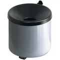 Produktbild: ReinigungsBerater Wandaschenbecher selbstlöschend aluminium/schwarz Ascher für Wandmontage 31034390