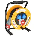 Produktbild: Brennenstuhl Professional Brobusta CEE 1 IP44 Kabeltrommel (CEE-Kabeltrommel mit 40m Kabel in schwarz, aus Spezialgummi, für den ständigen Einsatz im Außenbereich, Made in Germany)