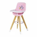 Produktbild: Zapf Creation 829271 BABY born Hochstuhl Moderner Puppenhochstuhl Weiß Rosa 35cm