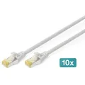 Produktbild: Digitus CAT 6A S/FTP Patchkabel, 10 Stück