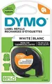 Produktbild: DYMO LetraTag-Band, aufbügelbar 12mm x 2m schwarz auf weiss
