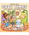 Produktbild: Cozy Times: Coloring Book for Adults and Teens Featuring Girls, Boys, and Pets i