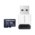 Produktbild: Samsung PRO Ultimate microSD-Karte + USB-Kartenleser 512 GB