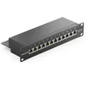 Produktbild: deleyCON CAT 6a Patchpanel Verteilerfeld 12 Port - Desktop 10