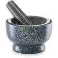 Produktbild: Mörser 2tlg. Granit Grau