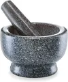 Produktbild: Zeller Granit Mörser Stößel Set Gewürzmörser Zerkleinerer Gewürzreibe NEU R2776