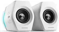 Produktbild: Geniale Edifier Desktop Lausprecher mit RGB-Beleuchtung und 3 Soundmodi in Weiß
