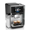 Produktbild: Siemens Kaffeevollautomat EQ700 integral, großes farbiges TFT-Display, 36 Heiß- und Kaltgetränke, Cold Brew, 2-Tassen-Funktion, Steuerung per App, autom. Reinigungssystem, Edelstahl schwarz, TQ717D03