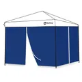 Produktbild: Sekey 2PCS Seitenwände für Pavillon 3x3 Wasserdicht Winterfest, Seitenwände für Pavillon Partyzelt Gartenzelt 3x3m, 1 Fenster 1 Tür, Grau (Navy, 2 Türen)