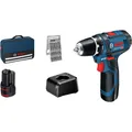 Produktbild: Bosch Professional  060186810H Akku-Bohrmaschine  12 V 2.0 Ah Li-Ion inkl. 2....