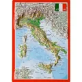 Produktbild: Georelief Reliefpostkarte Italien - STK - 0