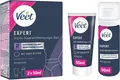 Produktbild: Veet Enthaarungscreme EXPERT Intim-Haarentfernungs-Set Creme + Multi-Benefit Schaum, Doppelpack - 2 x 50ml, 2 St.