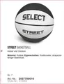 Produktbild: Select Basketball Street Spielen Training Freizeit Sommer Spaß Jugend Erwachsene