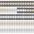 Produktbild: 100 StüCk Brillen Ketten Ende Verbinder Brillenkette Halter Verstellbare Sili...