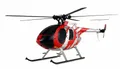 Produktbild: Amewi 25334 AFX MD500E Zivil brushless 4-Kanal 325mm Helikopter 6G RTF rot/Silber