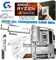 Produktbild: Aufrüstkit AMD Ryzen 7 9800X3D GA B650M AORUS Elite AX ICE 32GB DDR5 6400MHz RGB