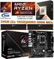 Produktbild: Aufrüstkit AMD Ryzen 7 9800X3D ASRock B650M PG Lightning 32GB DDR5-6000 Bundle