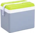 Produktbild: Kühlbox 24 Liter - ca. 40 x 39 x 29 cm - Farbe: grau / grün