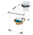 Produktbild: EASYmaxx Wäscheständer ausziehbar 185-250 x 56 x 98 cm - weiß/grau XXL Wäscheständer Flügel Trockner Wäschetrockner ausziehbar 185 - 250cm