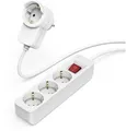 Produktbild: Hama Netzkabel/Adapter Steckdosenleiste 3-fach (1,4m)
